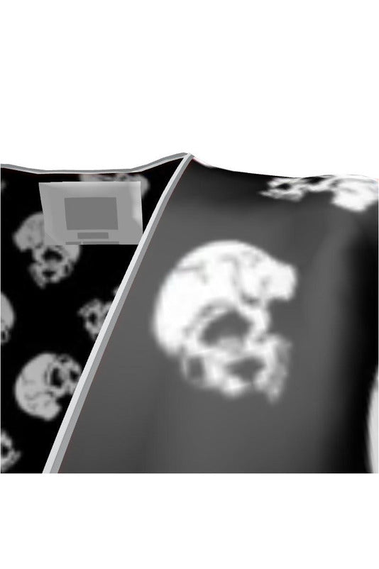 Skull Print Tea Dress - Objet D'Art