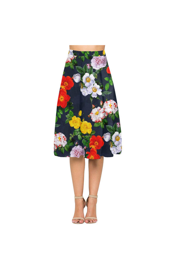 Floral Aoede Crepe Skirt - Objet D'Art