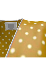 Turmeric Colored Polkadot Tea Dress - Objet D'Art