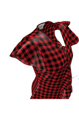 Checkered Pass Tea Dress - Objet D'Art