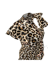 Leopard Print Tea Dress - Objet D'Art