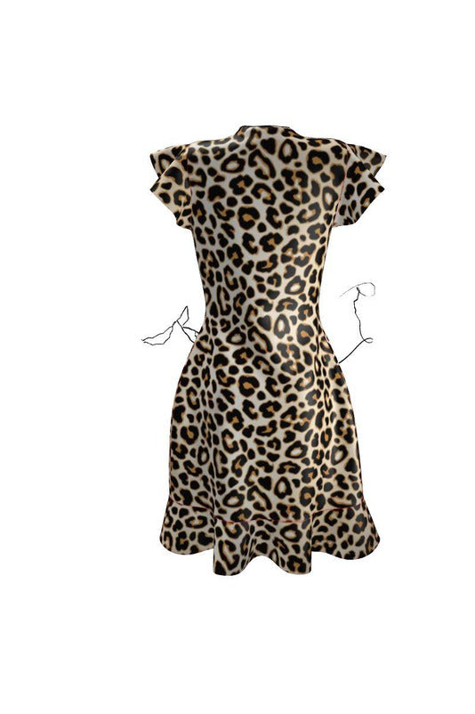 Leopard Print Tea Dress - Objet D'Art