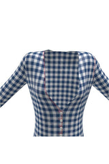Gingham Cardigan - Objet D'Art