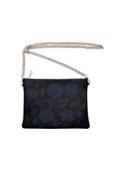 Blue Rose Cross Body Chain Bag - Objet D'Art