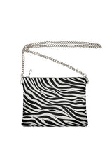 Zebra Print Cross Body Bag - Objet D'Art