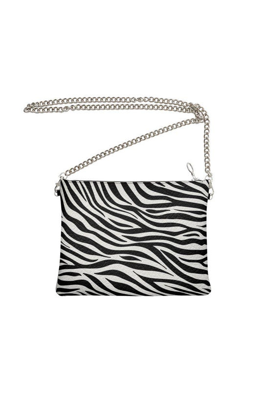 Zebra Print Cross Body Bag - Objet D'Art