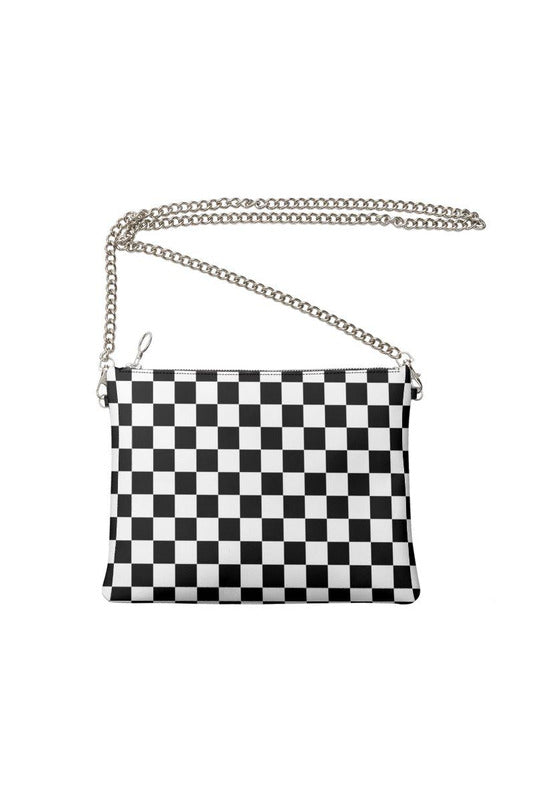 Checkered Cross Body Bag - Objet D'Art