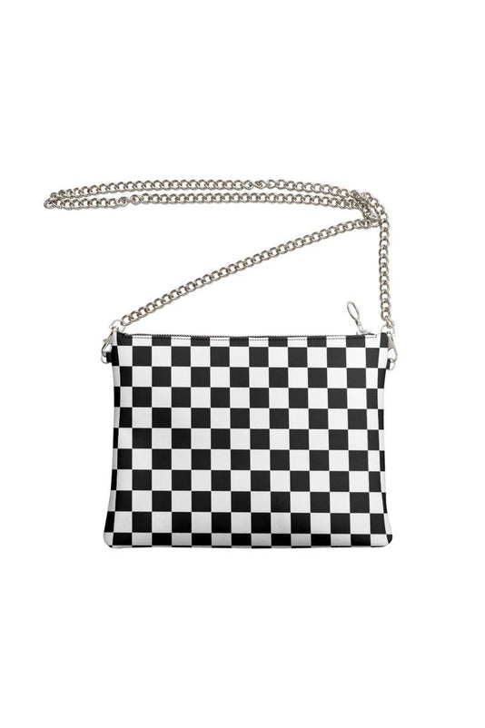 Checkered Cross Body Bag - Objet D'Art
