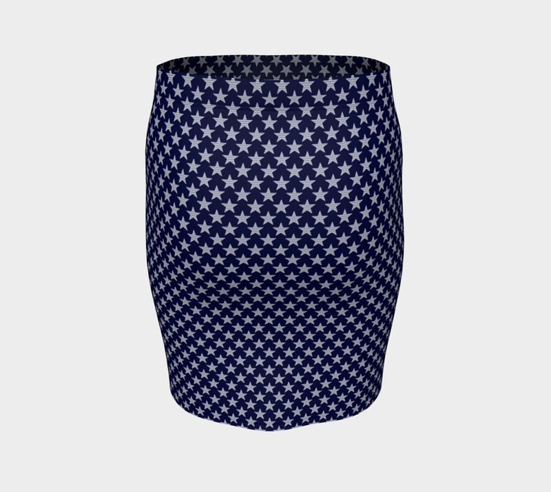 Stars Fitted Skirt - Objet D'Art
