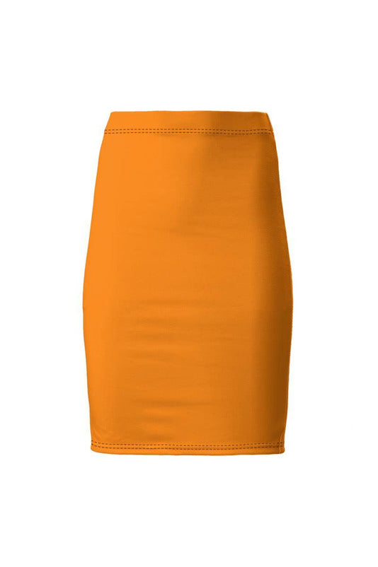 Turmeric Pencil Skirt - Objet D'Art