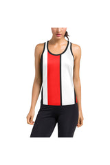 Stripe Women's Racerback Tank Top - Objet D'Art