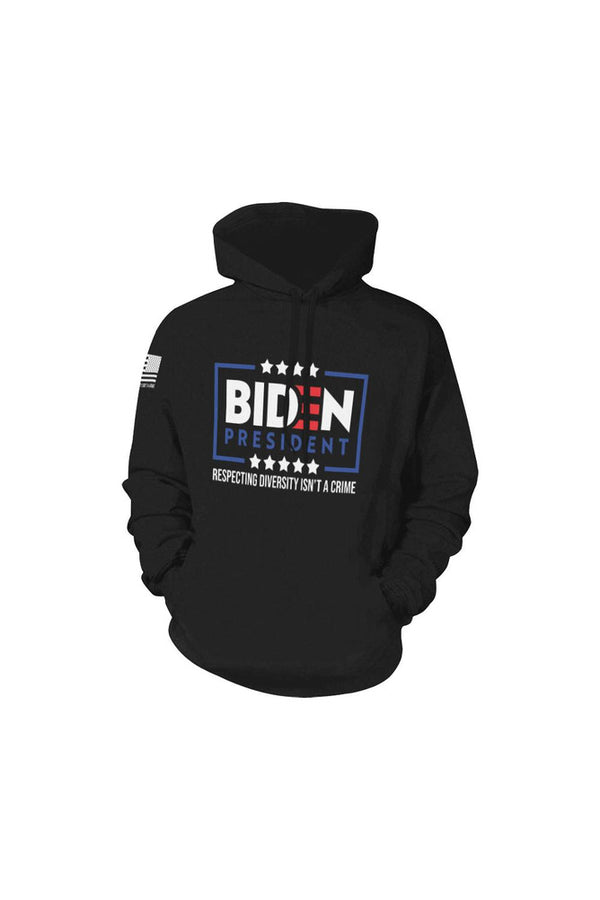 AMERICAN FLAG BIDEN All Over Print Hoodie for Women (USA Size) (Model H13) - Objet D'Art