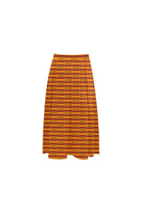KENTE Print Aoede Crepe Skirt - Objet D'Art