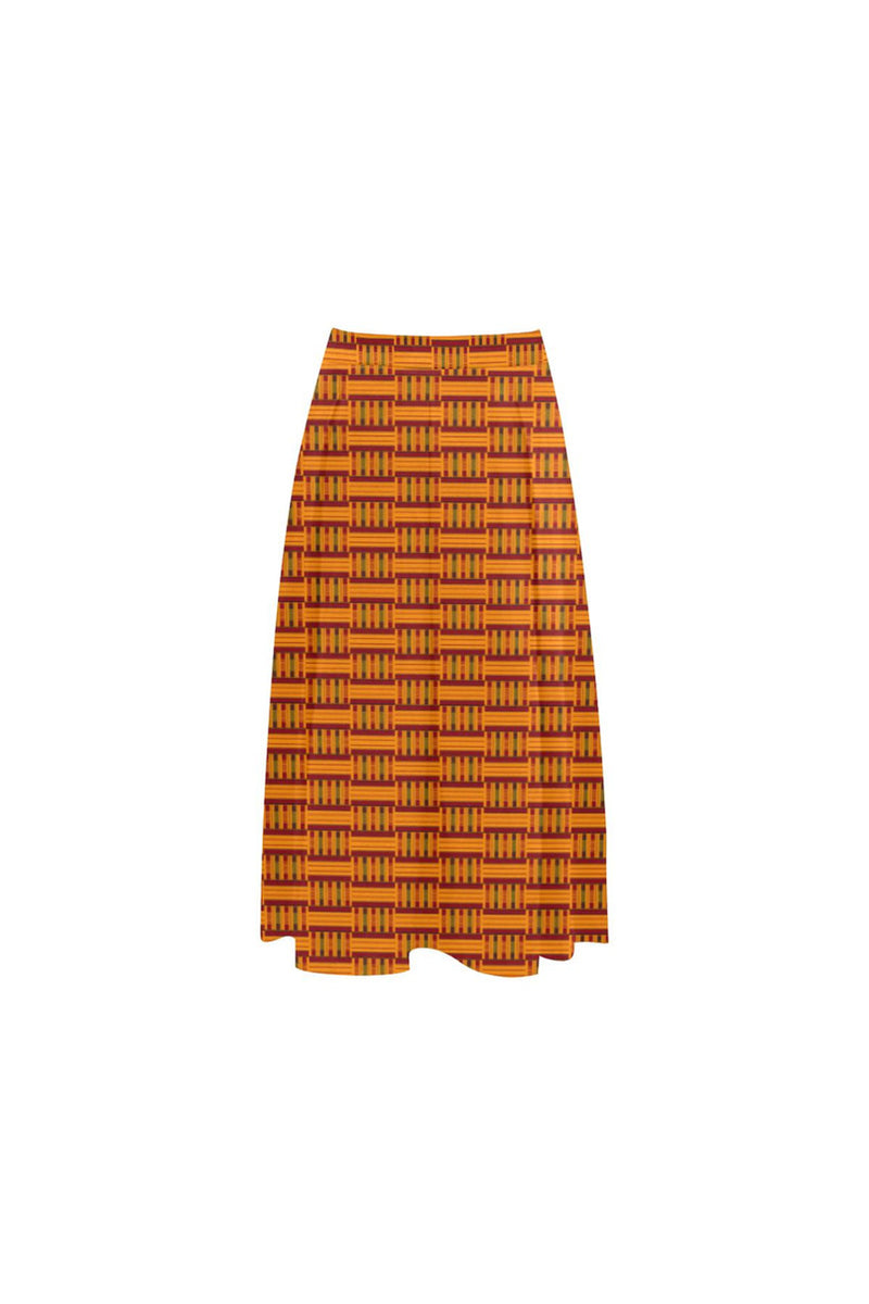 KENTE Print Aoede Crepe Skirt - Objet D'Art