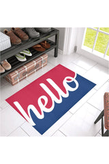 Hello Azalea Doormat 30" x 18" - Objet D'Art