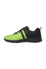 Lime Green & Blue Women's Breathable Running Shoes - Objet D'Art