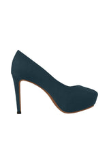 Navy Women's High Heels - Objet D'Art