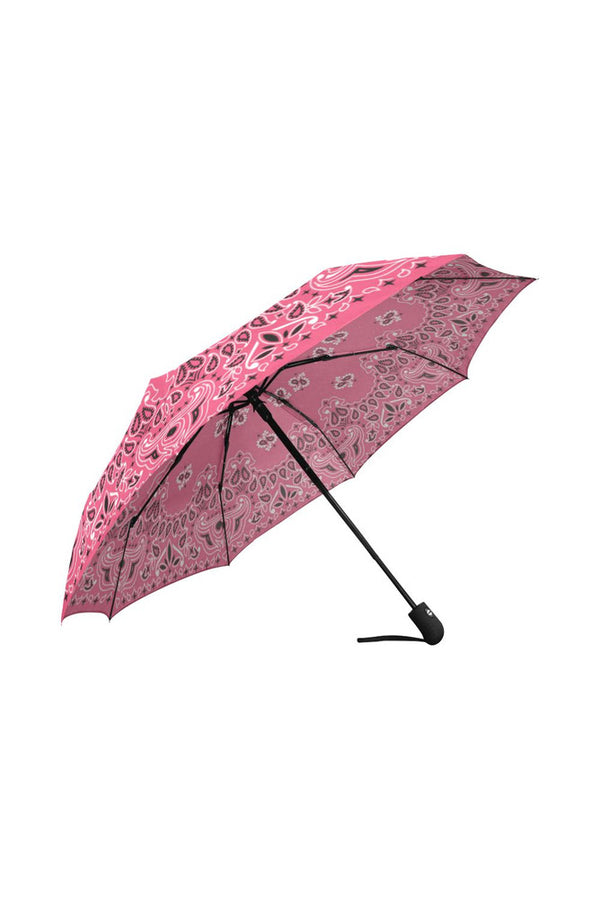 Pink Scarf umbrella Auto-Foldable Umbrella - Objet D'Art