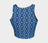 Polka Dots Athletic Crop Top - Objet D'Art