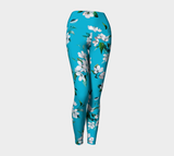 Morning Floral Yoga Leggings - Objet D'Art