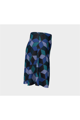 ISOClectic Blue Flare Skirt - Objet D'Art Online Retail Store