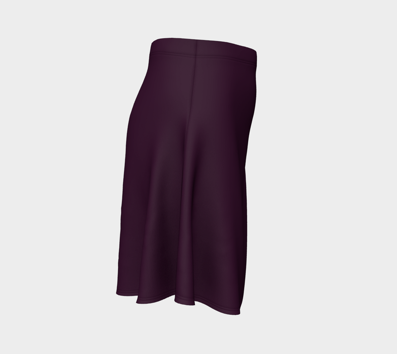 Royal Purple Flare Skirt - Objet D'Art