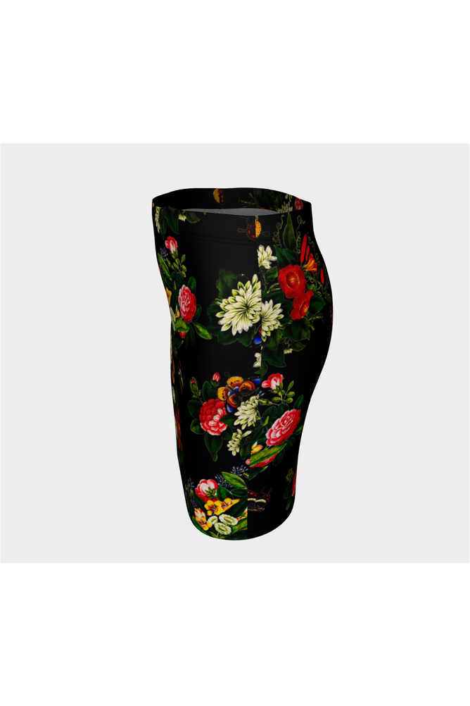 Floral Midnight Fitted Skirt - Objet D'Art