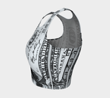 Benjamin Franklin Athletic Crop Top - Objet D'Art