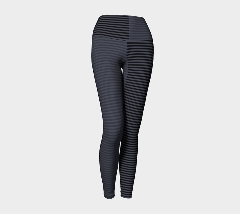 Striped Yoga Leggings - Objet D'Art
