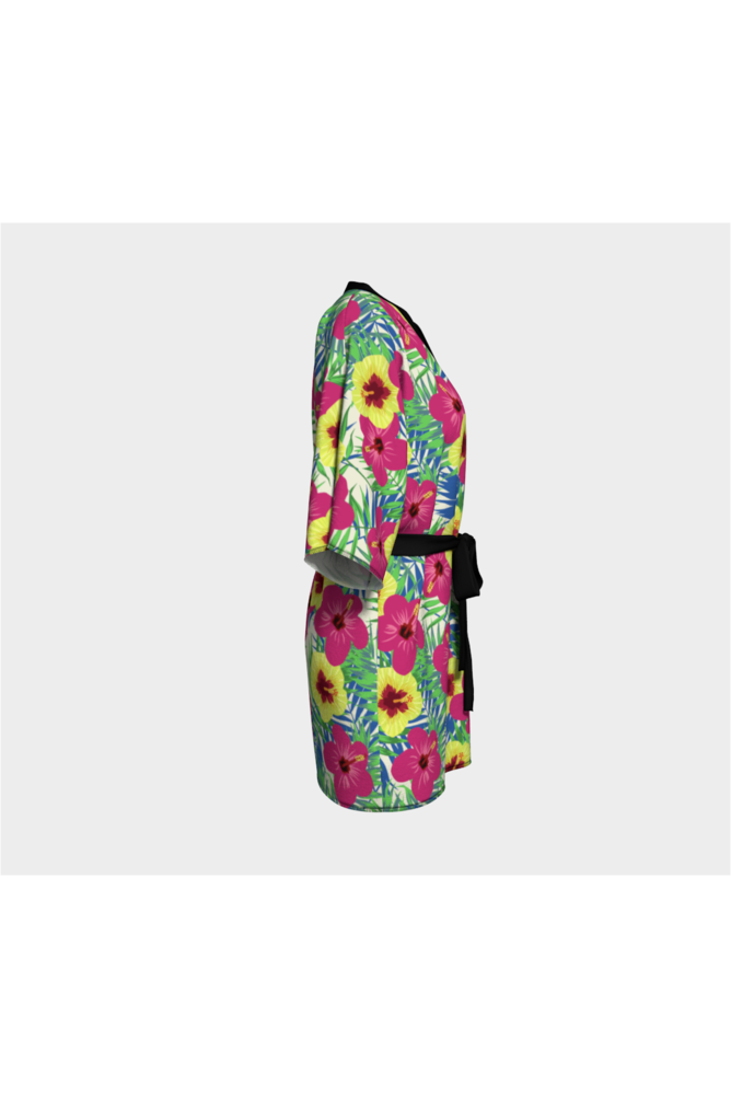 Floral Kimono Robe - Objet D'Art