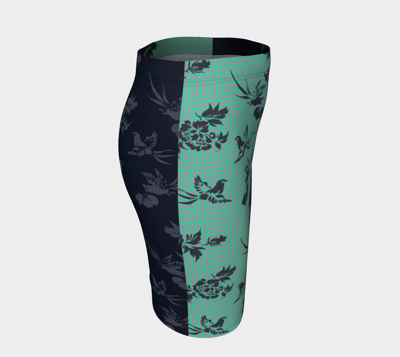 East Meets West Fitted Skirt - Objet D'Art