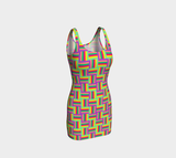 Color Matrix Bodycon DRes - Objet D'Art