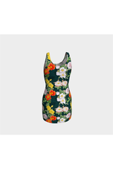 Floral Tattersall Bodycon Dress - Objet D'Art