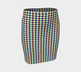 Vintage View Fitted Skirt - Objet D'Art