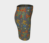 Floral Network Fitted Skirt - Objet D'Art