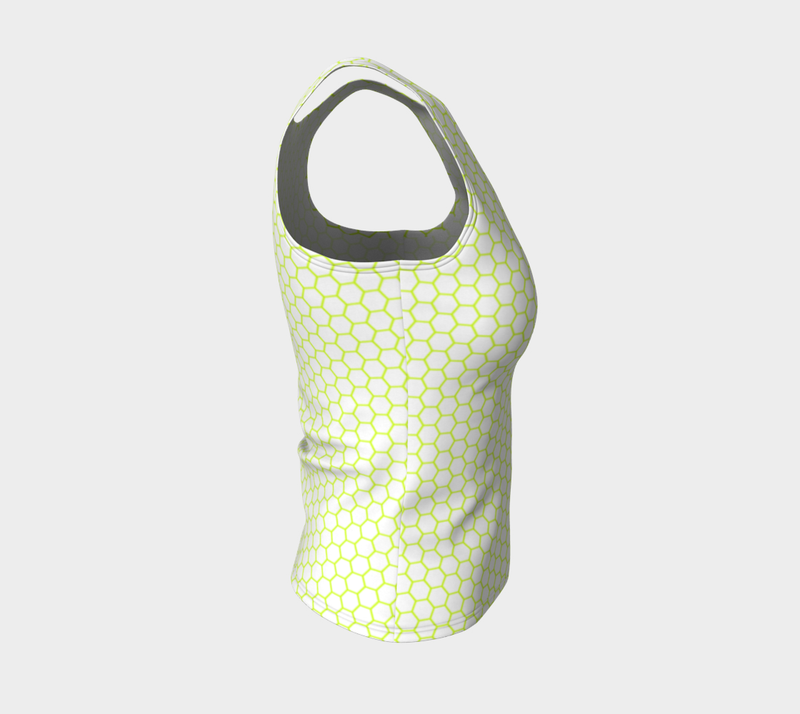 Neon Green Fitted Tank Top - Objet D'Art