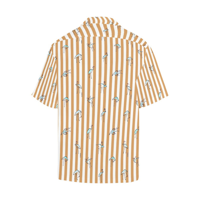 crane hokusai print 4 Hawaiian Shirt (Model T58) - Objet D'Art