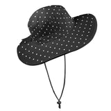 wb polka dot Wide Brim Bucket Hat - Objet D'Art