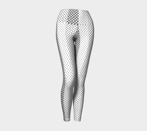 Decorative Striped Yoga Leggings - Objet D'Art