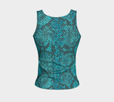 Snakeskin Fitted Tank Top - Objet D'Art