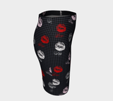 Multilingual Kisses Fitted Skirt - Objet D'Art
