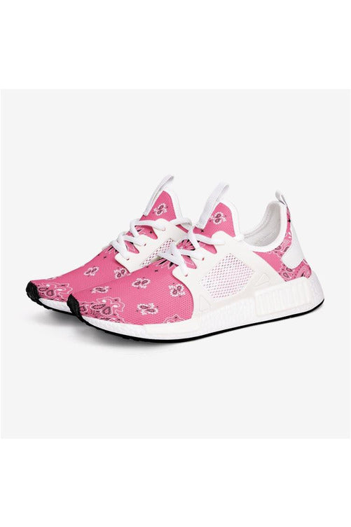 Pink Bandana Unisex Lightweight Sneaker - Objet D'Art