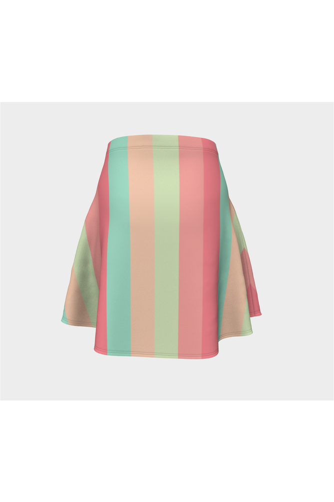 Pastel Rainbow Flare Skirt - Objet D'Art