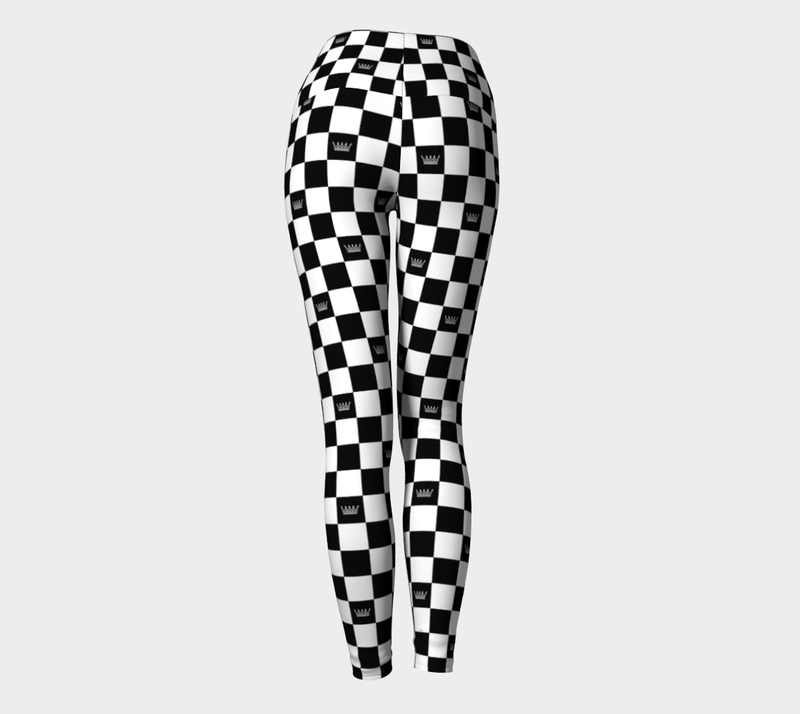 Chess Queen Yoga Leggings - Objet D'Art