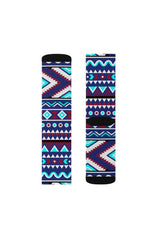 Aqua Aztec Sublimation Socks - Objet D'Art
