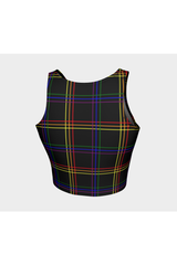 Spectral Plaid Crop Top - Objet D'Art