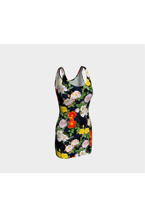 Floral Bodycon Dress - Objet D'Art