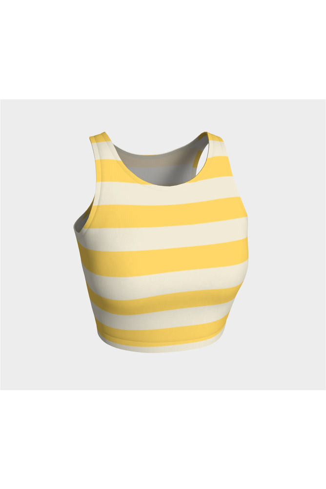 Aspen Gold Stripes Athletic Top - Objet D'Art