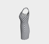 Polka Dot Bodycon Dress - Objet D'Art