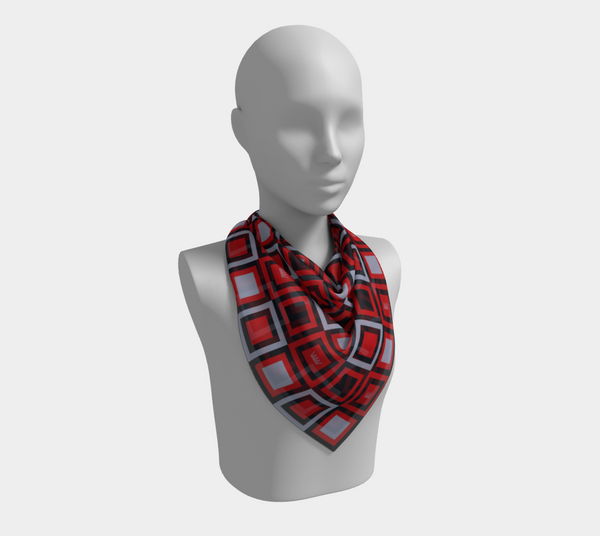 Chess Queen Square Scarf - Objet D'Art